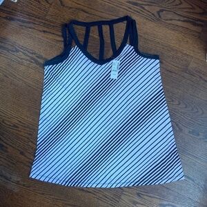 Addition Elle BNWT BLACK AND WHITE TANK TOP CAMI STYLE SIZE 1X